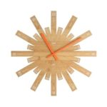 MDL05 RAGGIANTE RELOJ DE PARED EN MADERA DE BAMBÚ | ALESSI
