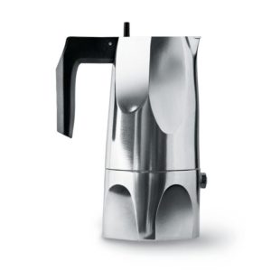 Alessi 9090/M Cafetera de Diseño de Acero Inoxidable, 10 Tazas, Plata :  : Hogar y cocina