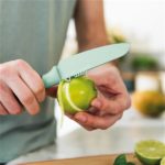 3950107 CUCHILLO PARA VERDURAS CON PELADOR VERDE 11 cm | BERGHOFF - Imagen 2