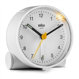 Braun bc07 reloj despertador analÓgico rosa, blanco