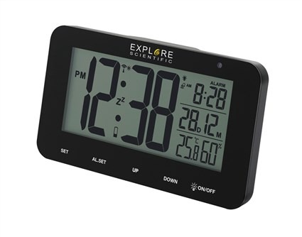 Explorer Reloj Despertador Digital RDC1004GYELC2 Blanco