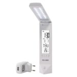 LAM-010 LÁMPARA LUZ LED CON RELOJ DESPERTADOR | ELBE - Imagen 4