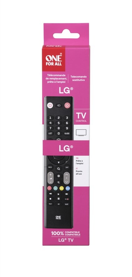 One For All Control remoto de TV, funciona con todos los televisores  inteligentes Grundig, el reemplazo ideal del mando a distancia, URC1915 :  : Electrónica