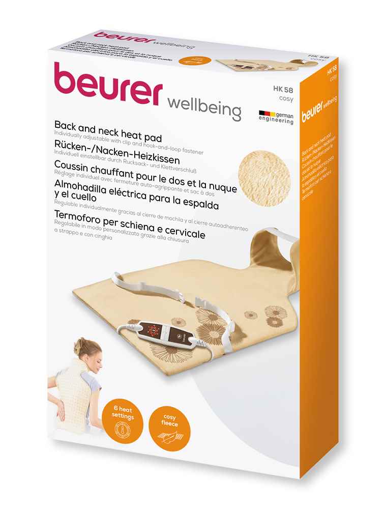 HK-58-LED ALMOHADILLA ELECTRÓNICA LED CERVICAL/DORSAL (42x62 cm) | BEURER - Imagen 2