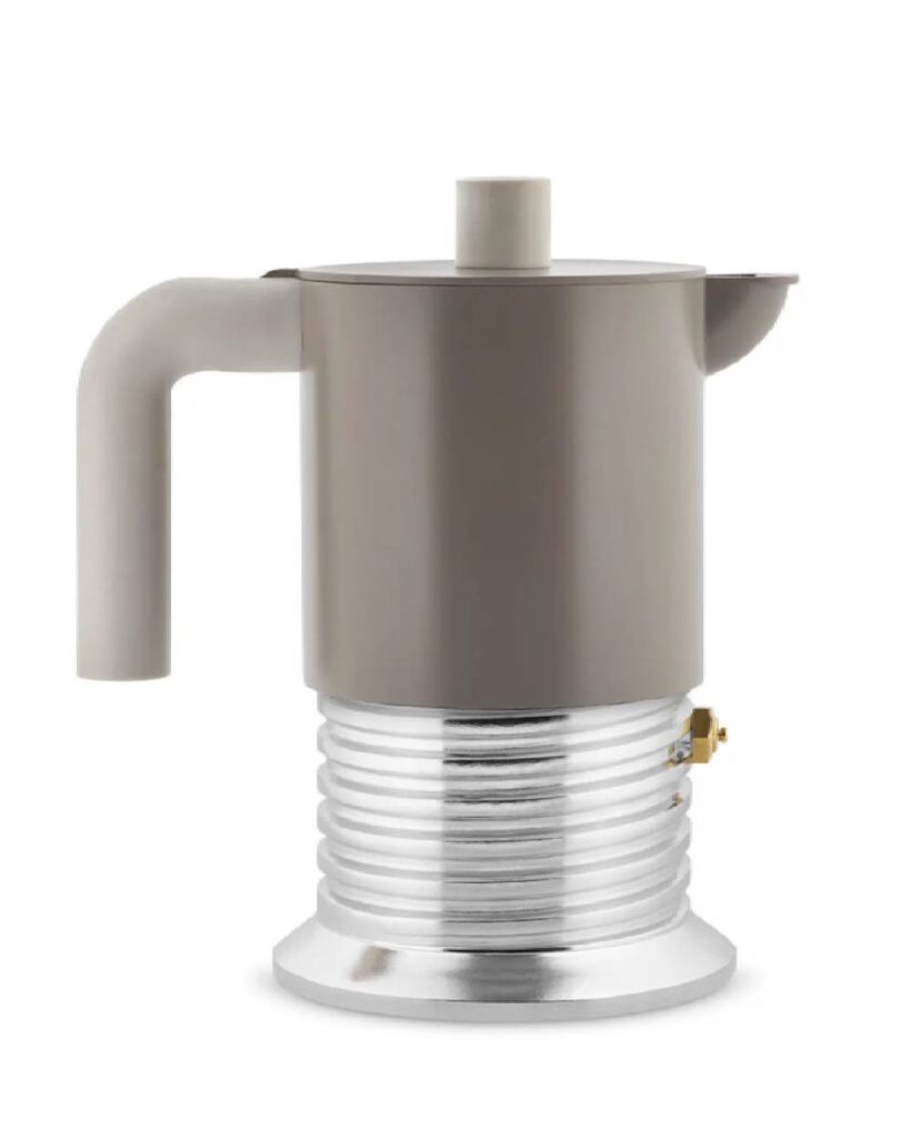 Cafetera Vite de Alessi gris