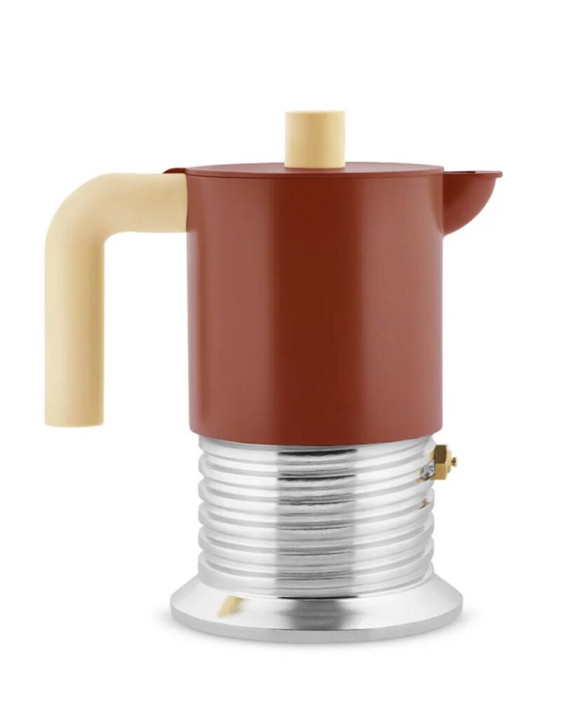 Cafetera Vite de Alessi color rojo